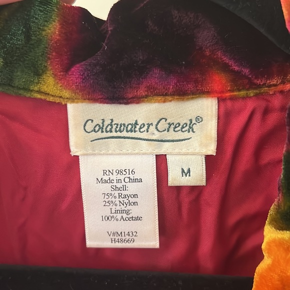 Cold Water Creek Velvet Jacket - Picture 7 of 7